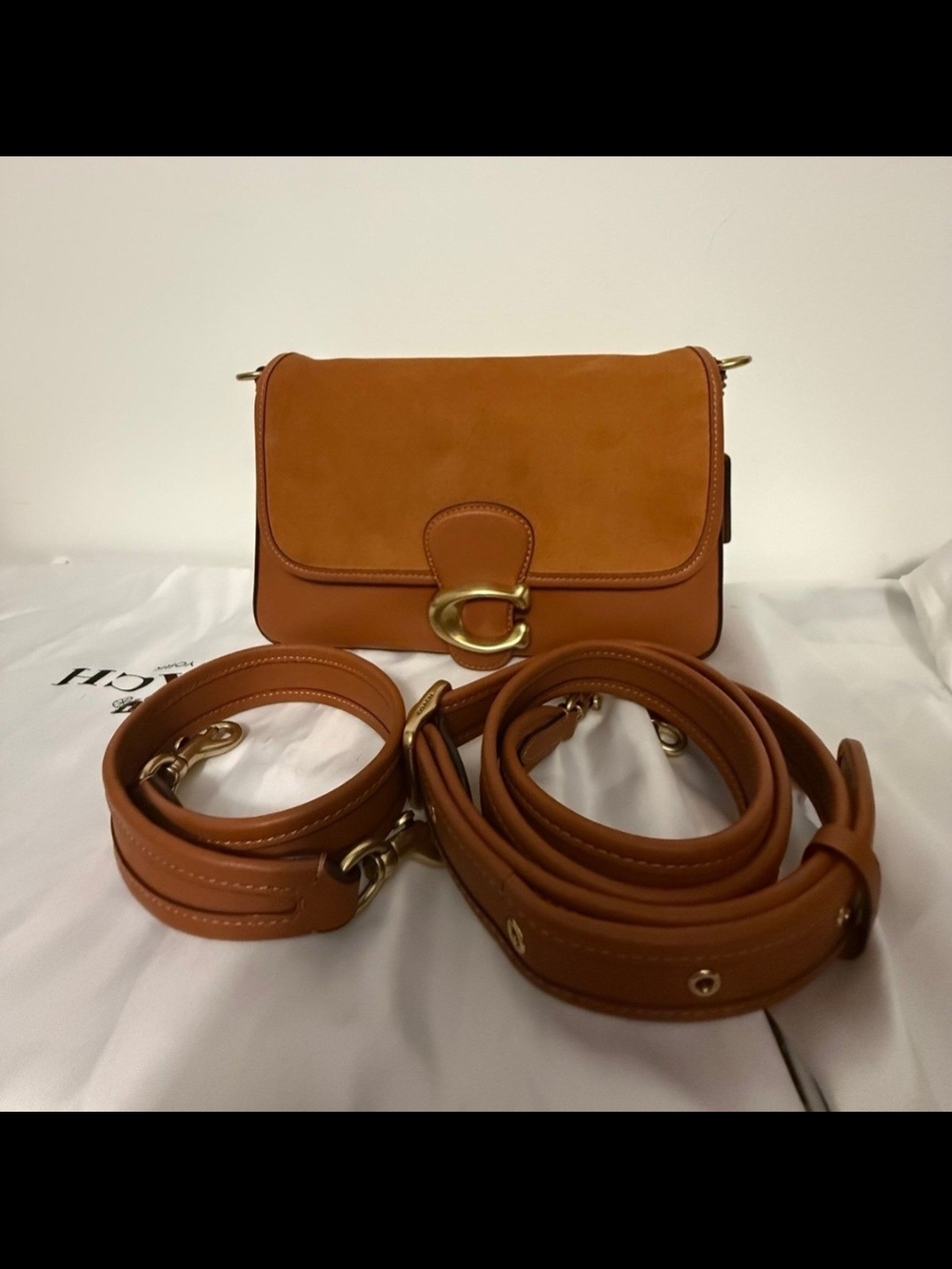 Coach Tabby Shoulder Bag in Saddle Brown